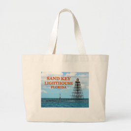 Sand Key Lighthouse, Florida Jumbo Canvas tas