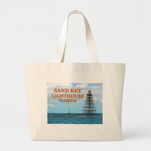 Sand Key Lighthouse, Florida Jumbo Canvas tas (Voorkant)