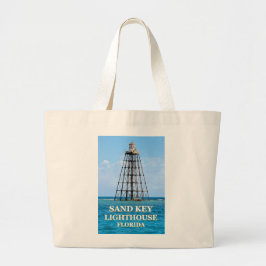 Sand Key Lighthouse, Florida Jumbo Canvas tas
