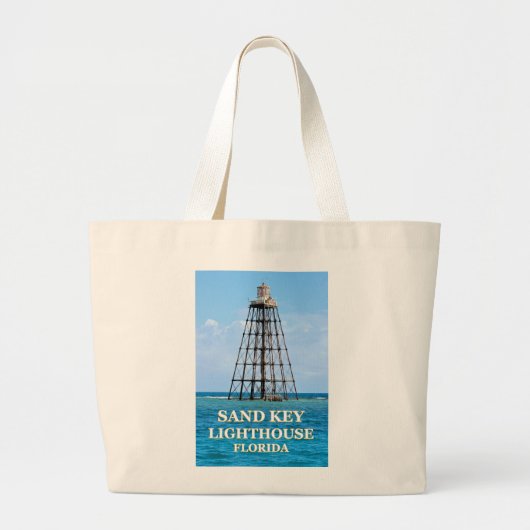 Sand Key Lighthouse, Florida Jumbo Canvas tas (Voorkant)