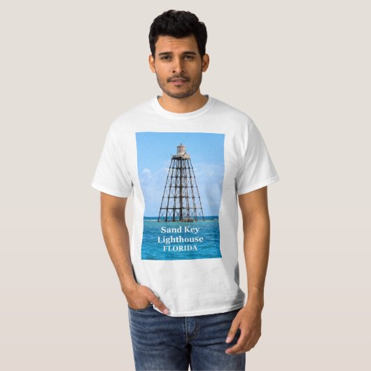 Sand Key Lighthouse, Florida T-Shirt (Voorkant volledig)