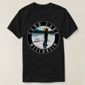 Sand Lake Wisconsin Ice Gevist T-shirt (Design voorkant)