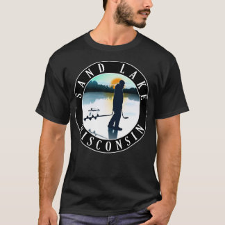 Sand Lake Wisconsin Ice Gevist T-shirt