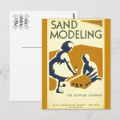 Sand Modelling for Younger Children Briefkaart (Voorkant / Achterkant)