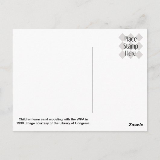 Sand Modelling for Younger Children Briefkaart (Achterkant)