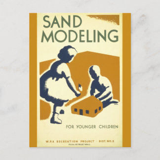 Sand Modelling for Younger Children Briefkaart