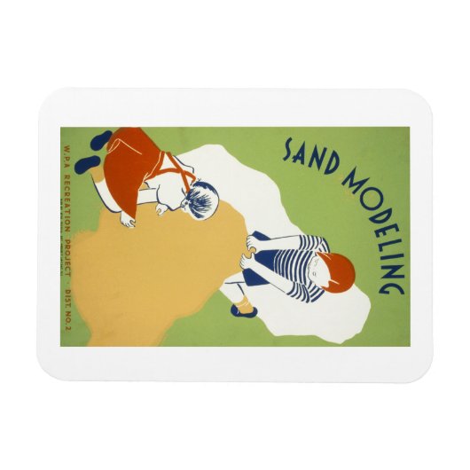 Sand Modelling Magneet (Horizontaal)