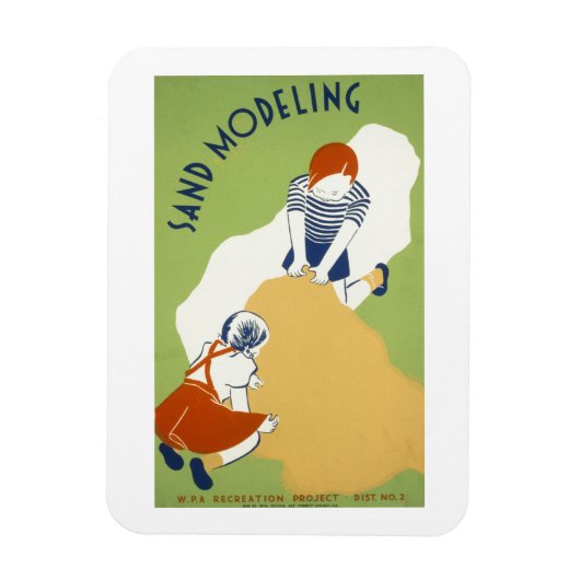 Sand Modelling Magneet (Verticaal)