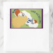 Sand Modelling Rechthoekige Sticker (Tas)