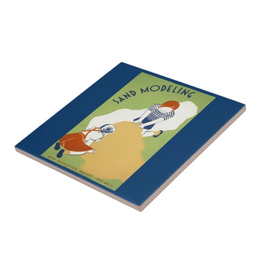 Sand Modelling Tegeltje (Zijkant)