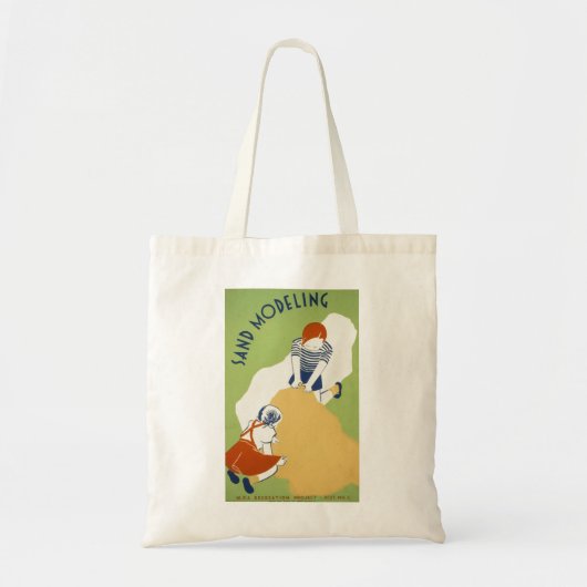 Sand Modelling Tote Bag (Voorkant)