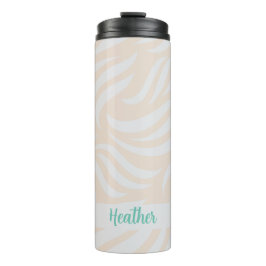 Sand Modern Chic Simple Personalized Travel Mug Thermosbeker