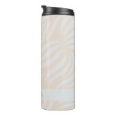 Sand Modern Chic Simple Personalized Travel Mug Thermosbeker (Geroteerd rechts)