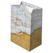 Sand n Surf Welkom Bestemming Trouwpapier Tas Medium Cadeauzakje (Achterkant Gekanteld)