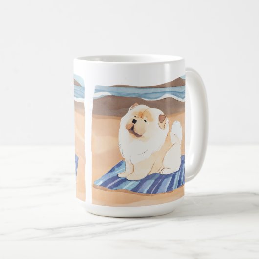 SAND N' ZEE Chow Chow Dog Koffiemok (Voorkant rechts)