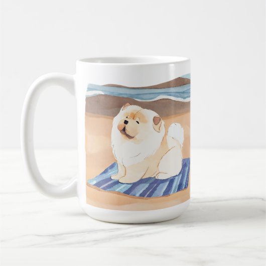 SAND N' ZEE Chow Chow Dog Koffiemok (Links)