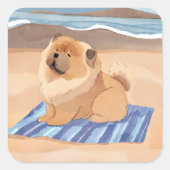 SAND N' ZEE Chow Dog stickers (Voorkant)