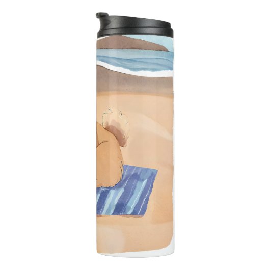 SAND N' ZEE Chow Dog thermische tumbler Thermosbeker (Geroteerd rechts)