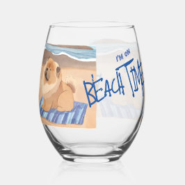 SAND N' ZEE Chow Dog Wijnglas Zonder Voet