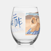 SAND N' ZEE Chow Dog Wijnglas Zonder Voet (Links)