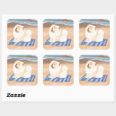 SAND N' ZEE Cream Chow Hond stickers (Vel)