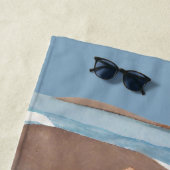 SAND N' ZEE Cream Chow Hond strandlaken (In situ)