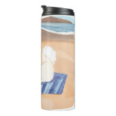 SAND N' ZEE Cream Chow Hond thermische tumbler Thermosbeker (Geroteerd rechts)