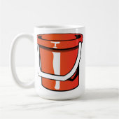 Sand Pail Bucket Koffiemok (Links)
