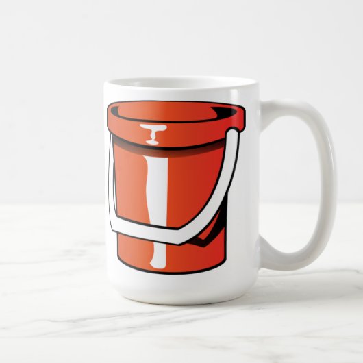 Sand Pail Bucket Koffiemok (Rechts)