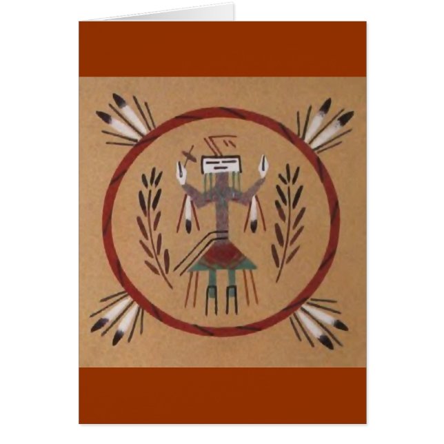 Sand Painting Native American Tribal (Voorkant)