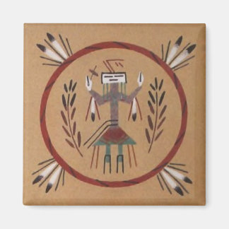 Sand Painting Native American Tribal Magneet