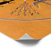 Sand Painting Native American Tribal Poster (Hoek)