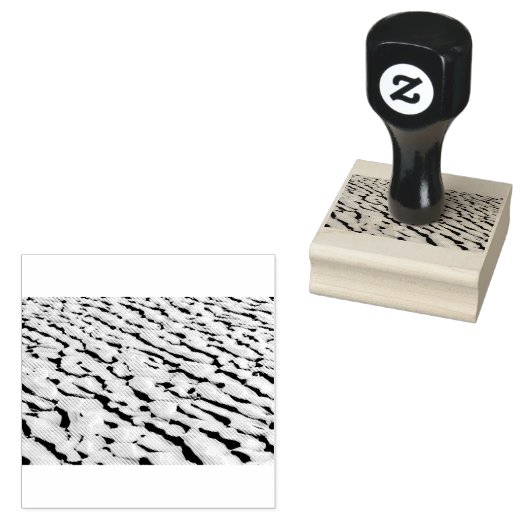 Sand pattern rubberstempel (Gestempeld)