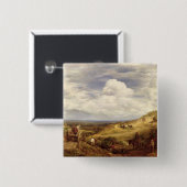 Sand Pits, Hampstead Heath, 1849 Vierkante Button 5,1 Cm (Voorkant /achterkant)