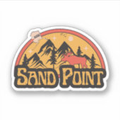 Sand Point, Alaska Sticker (Voorkant)