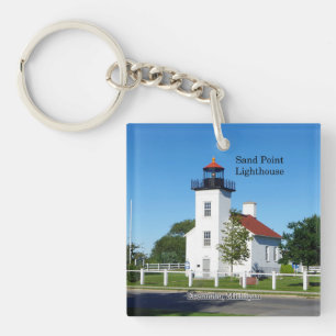 Sand Point Lighthouse acrylkey chain Sleutelhanger