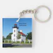 Sand Point Lighthouse acrylkey chain Sleutelhanger (Achterkant)