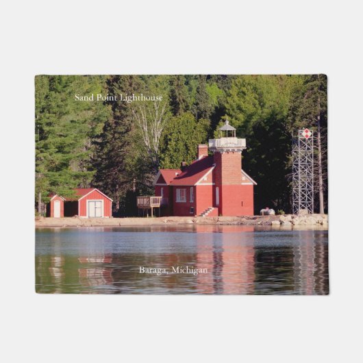 Sand Point Lighthouse Baraga-deurmat Deurmat (Voorkant)