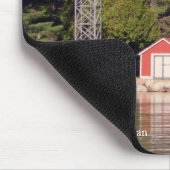 Sand Point Lighthouse Baraga mousepad Muismat (Hoek)