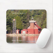 Sand Point Lighthouse Baraga mousepad Muismat (Met muis)