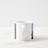 Sand Point Lighthouse Baraga oude espresso mok (Achterkant)