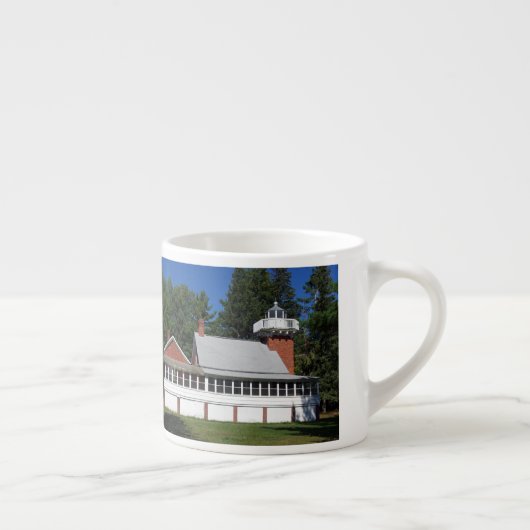 Sand Point Lighthouse Baraga oude espresso mok (Rechts)