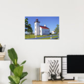 Sand Point Lighthouse, Escanaba, Michigan Poster (Thuiskantoor)
