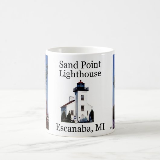 Sand Point Lighthouse Escanaba mok (Center)