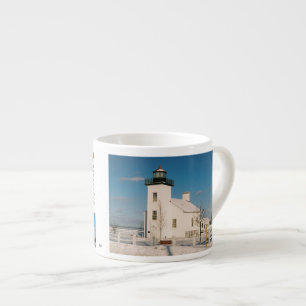 Sand Point Lighthouse geschiedenis espresso mok