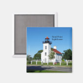 Sand Point Lighthouse magnet (Voorkant / Achterkant)