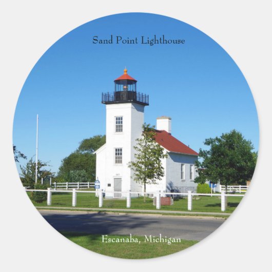 Sand Point Lighthouse sticker (Voorkant)