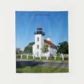 Sand Point Lighthouse tapestry Wandkleed (Voorkant)