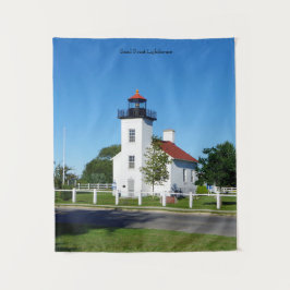 Sand Point Lighthouse tapestry Wandkleed