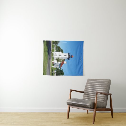 Sand Point Lighthouse tapestry Wandkleed (In Situ (horizontaal))
